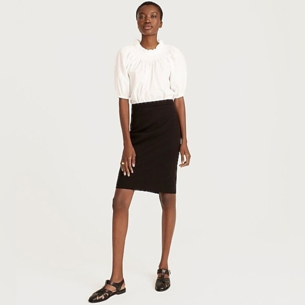 J. Crew No. 2 Pencil® skirt in stretch twill, NWOT, size 6